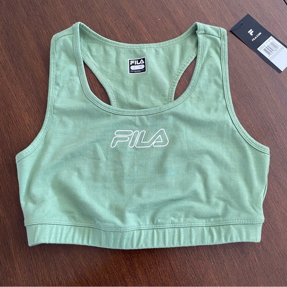 FILA Bloom Green Sports Bra Size 1X NWT - Picture 5 of 10